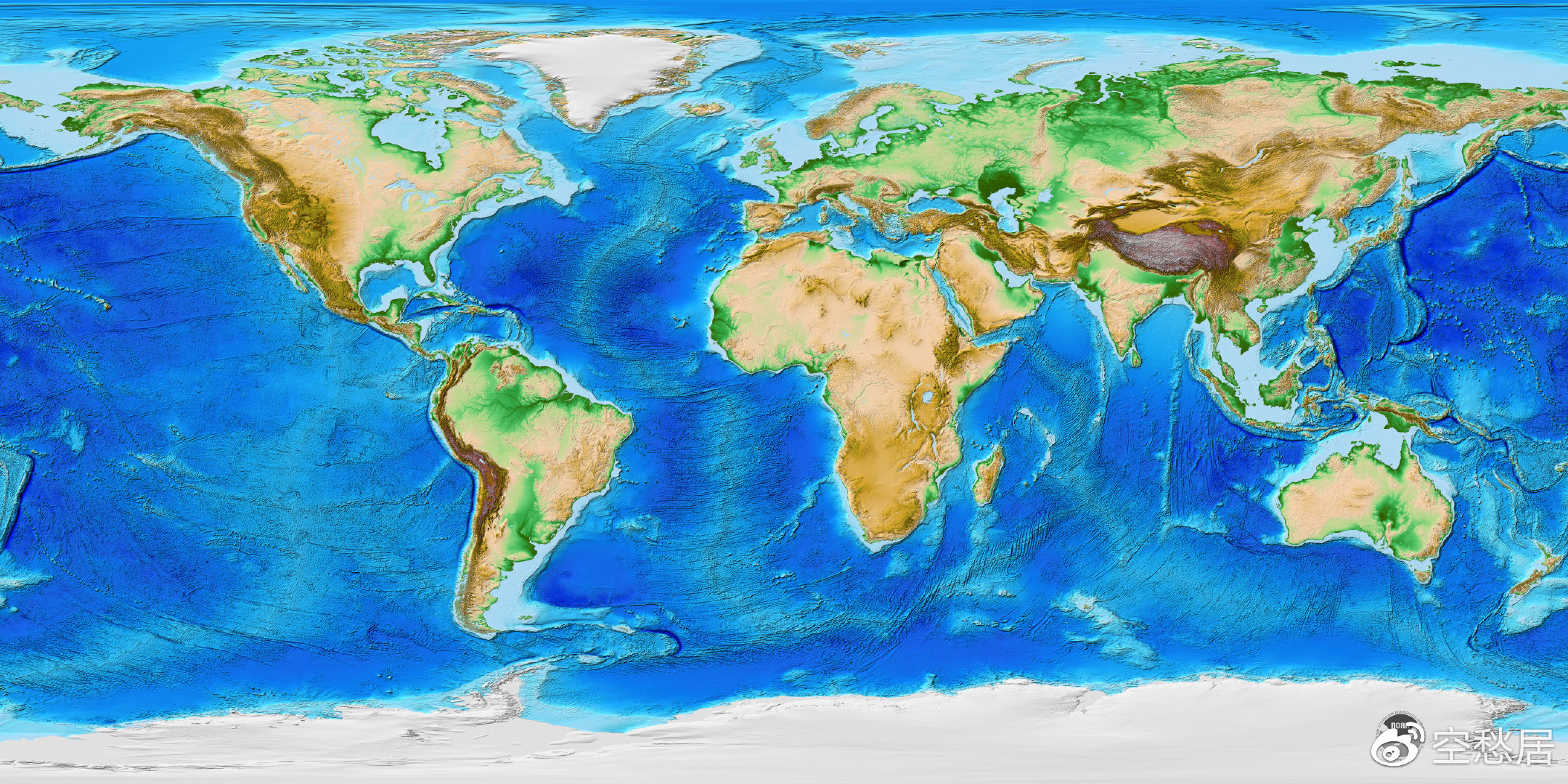 探索地球奥秘，世界地图3D立体图下载指南