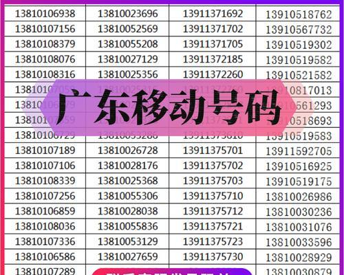 挑选适合自己的手机号码，从需求出发，打造个性化通讯体验